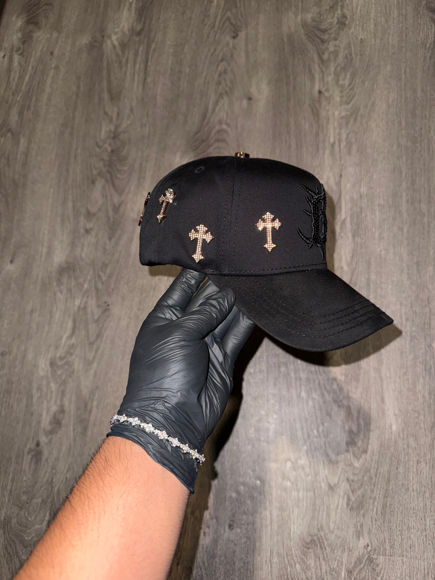 Barbas Hats - B Cross 24K Rose Gold
