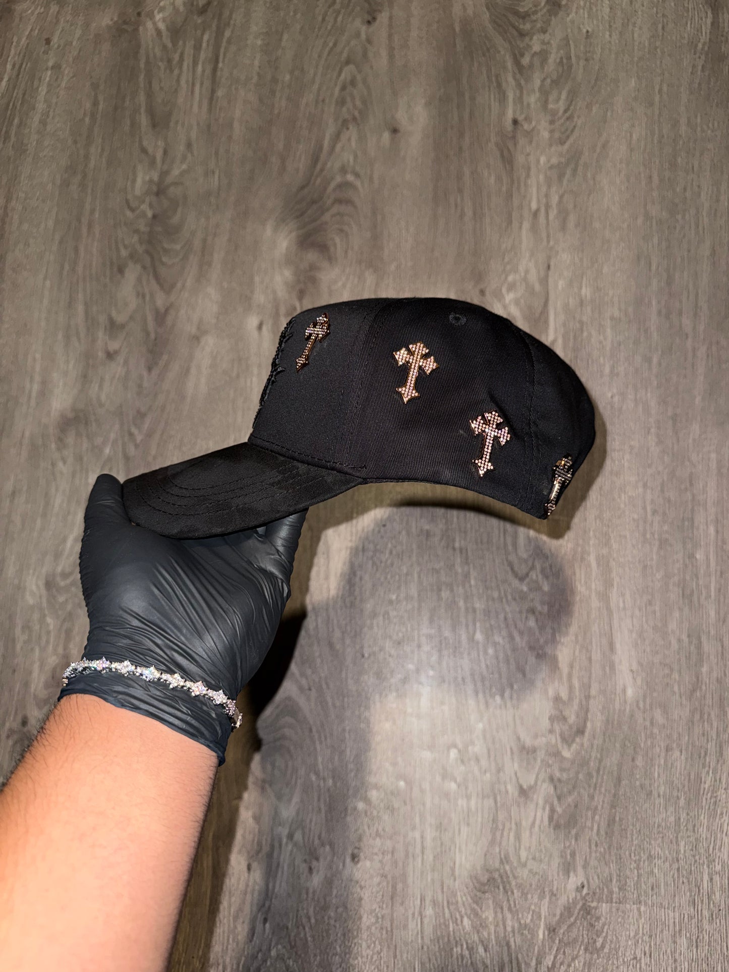 Barbas Hats - B Cross 24K Rose Gold