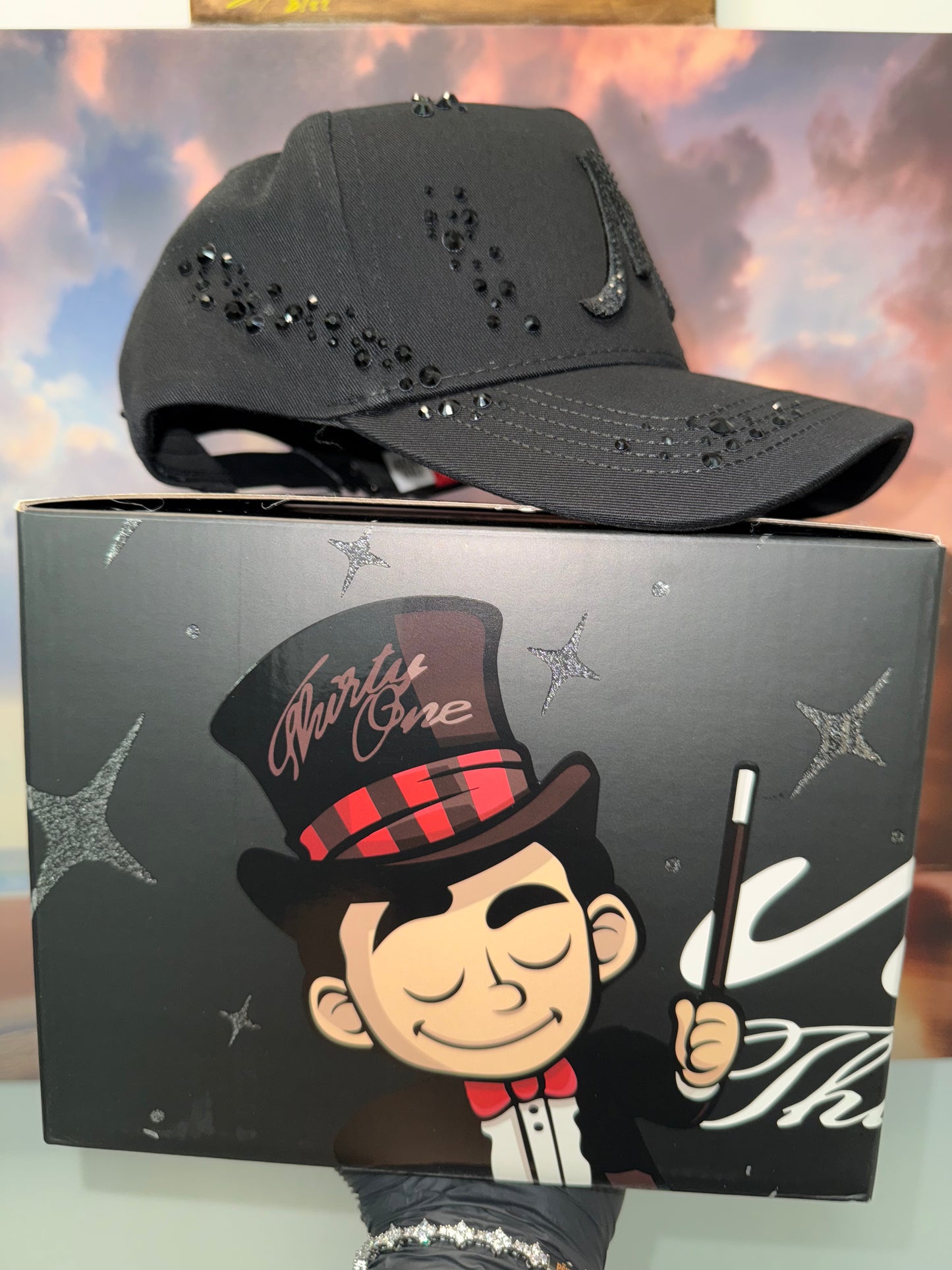 31 hats x El Mago total black (solo gorra)